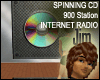 Spinning CD Radio