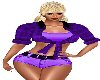 *F RLL PURPLE TOP/SHORTS