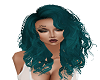 teal curl waves