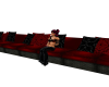 ~SD~ Long Red Blac Couch