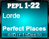Lorde: Perfect Places
