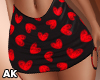 Hearts Couple Skirt