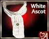 .a Men's White Ascot