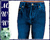 Dk Blu Straight Leg Jean