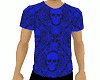 Blue/Black Skull T-shirt