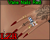 Vane Nails red