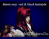 Marie red & black hair