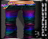 #P Rainbow Model Jeans