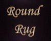 Round Mauve Rug