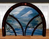 Arch Winter Window