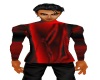 Male Long Top Red/Blk