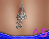 Rozey Belly Ring Slvr