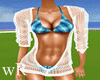 Bikini(blue-white)
