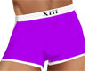 XIII Purple Boxer Briefs