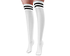 LLT Wht Knee-High Socks