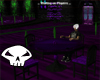 Purple Black Poker Table