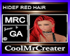 HIDEF RED HAIR