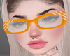 !M! Light Orange Glasses