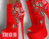 Joelle Red Rose Heels