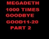 MEGADETH 1000 TIMES P2