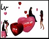 Valentine Heart Kissing