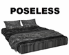 POSELESS BED BLACK GREY
