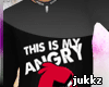 [J] Angry Face Black