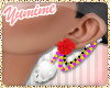 [Y] Skull Rose Earrings