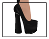 School girl heels-black