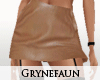 Brown mini skirt fishnet