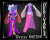 Dark Goddess Dress Mesh