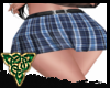 Blue Plaid Tartan Skirt