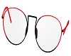 Black n Red Glasses