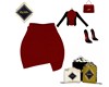 OFFICE5 SKIRT BLKNR