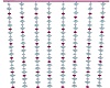 blue pink beads