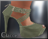 C Kay green heels