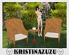 rattan set of chairs