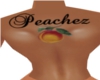 Peaches Back Tattoo