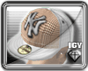 [IC] brown Paid Hat