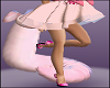 Pink Cats Tail w Bow