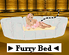 ! White Furry Bed !!!
