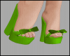 Xmas Baddie Green Shoes