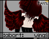 :a: Red PVC Angel Wings