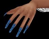 Blue Glit Dainty Hands