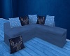 Blue Christmas Couch