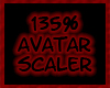 м| 135% Avatar Scaler