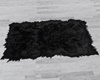 [LP] Black Fur Rug