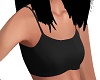 Petite Black Sports Bra