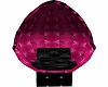 Pink and Black Egg Chair