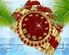 Watch Gold/Red M